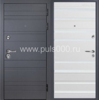 Стальная дверь с шумоизоляцией SH-1102 с МДФ с двух сторон