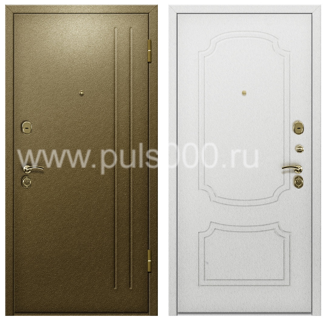 Входная дверь с шумоизоляцией со светлым окрасом в квартиру PR-954, цена 26 000  руб.