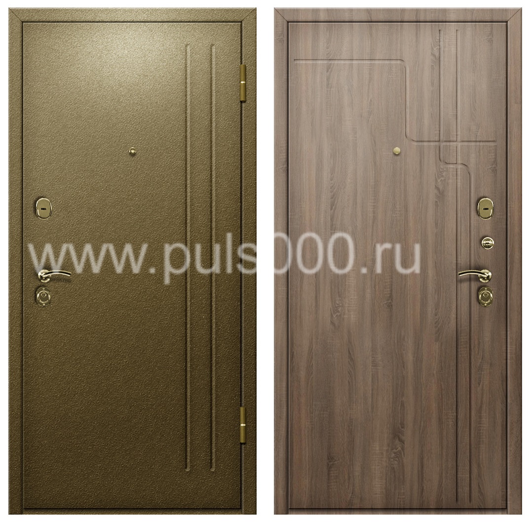 Металлическая квартирная дверь с шумоизоляцией PR-949