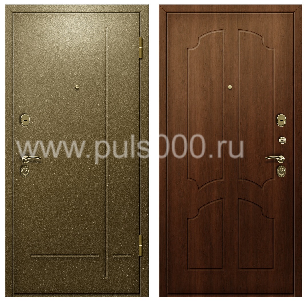 Наружная коттеджная дверь с порошковым напылением PR-939