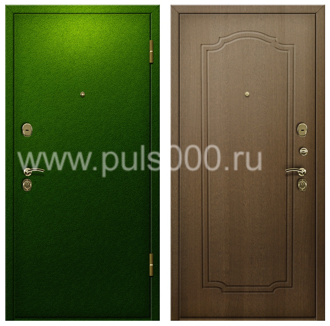 Металлическая дверь с утеплителем для загородного дома PR-931