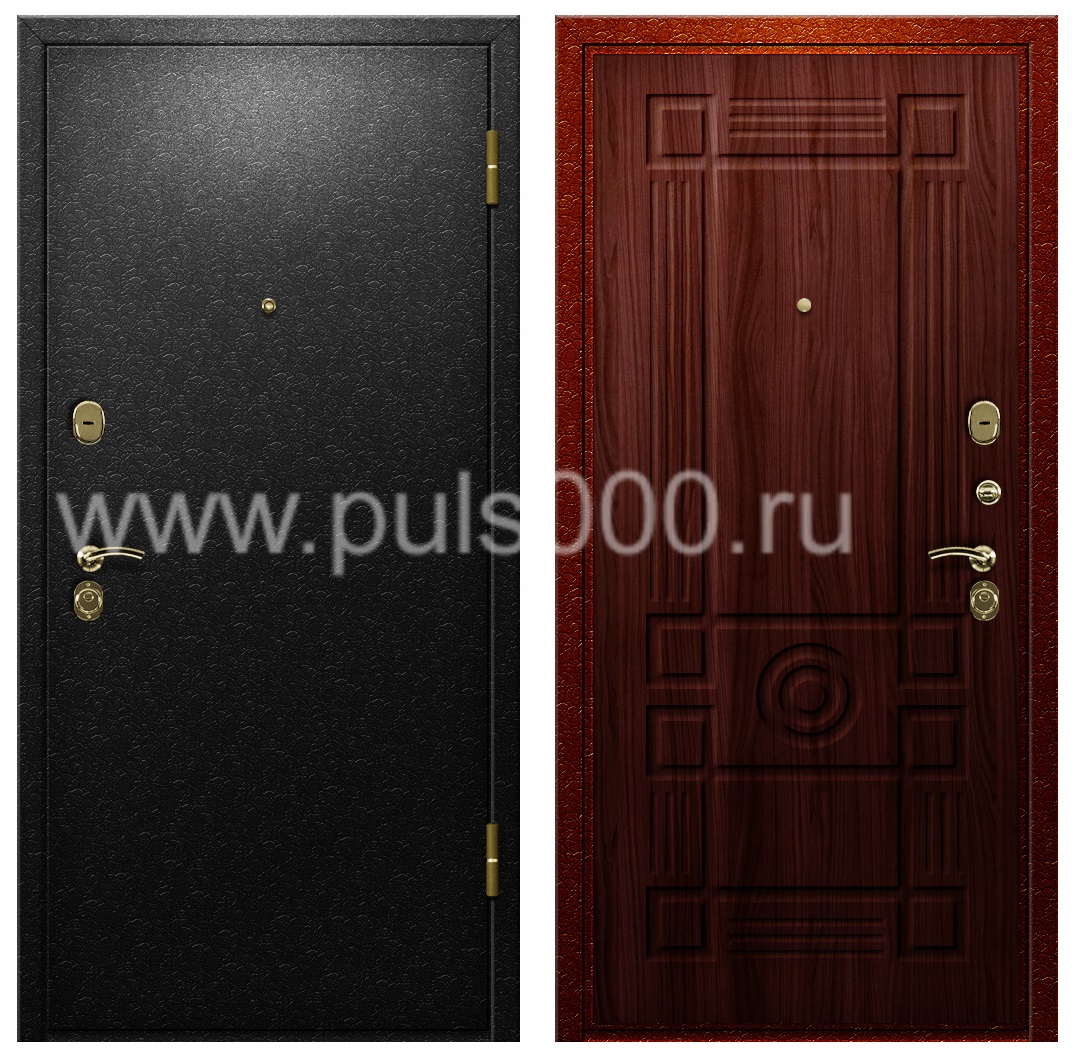 Наружная дверь с порошковым окрасом и МДФ в коттедж PR-917, цена 26 000  руб.