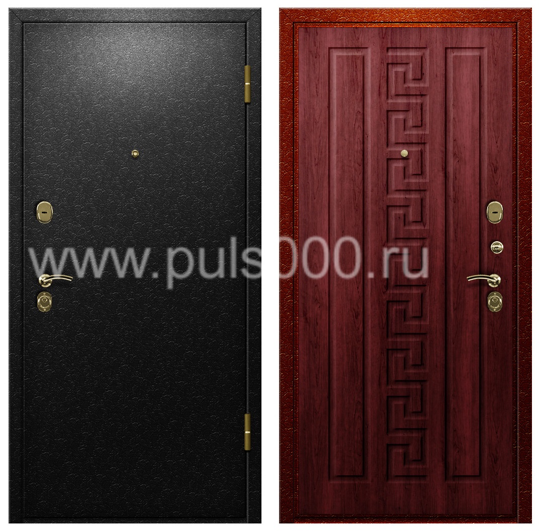 Наружная дверь с порошковым окрасом для загородного дома PR-902, цена 26 000  руб.