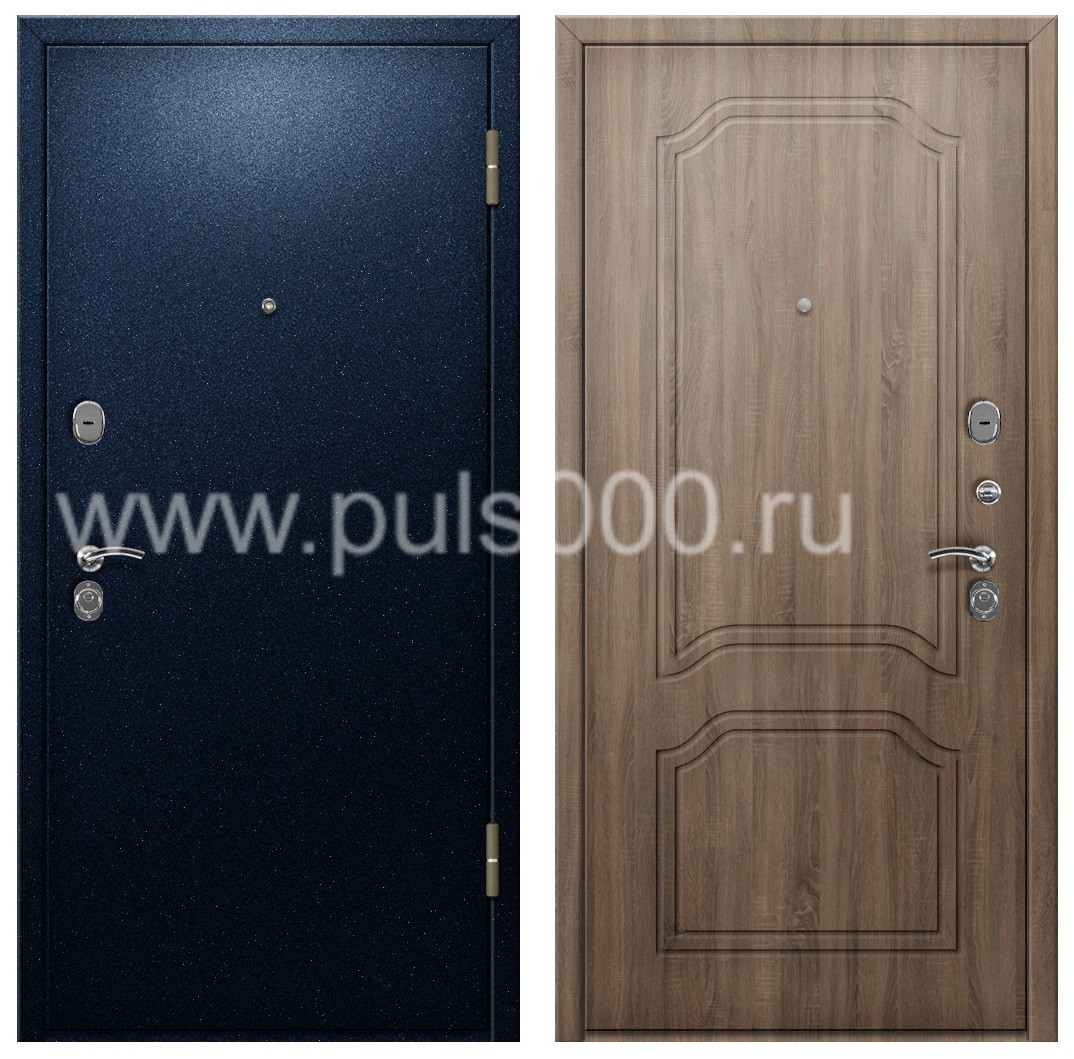 Металлическая уличная дверь с напылением в коттедж PR-890, цена 26 000  руб.