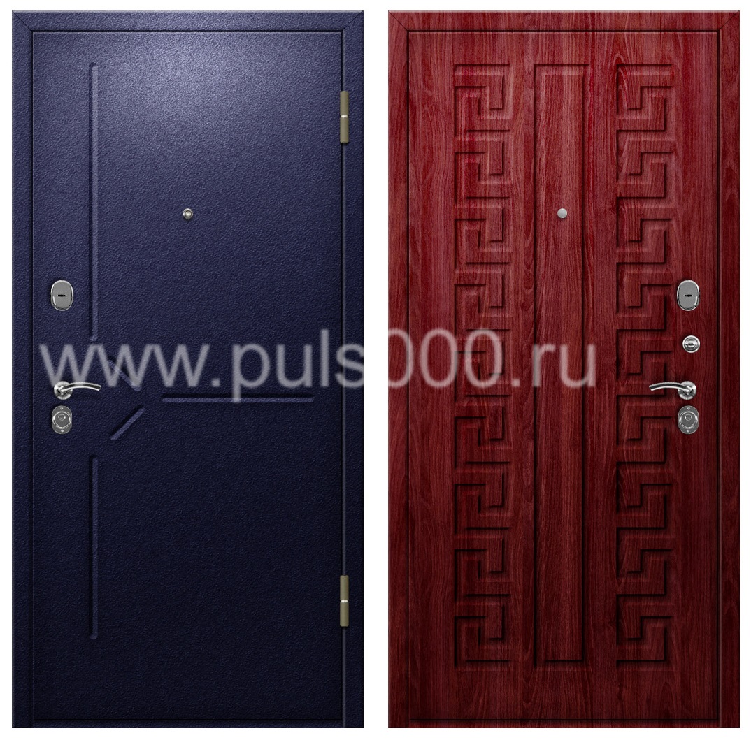 Темная входная дверь с шумоизоляцией в квартиру PR-873, цена 26 000  руб.