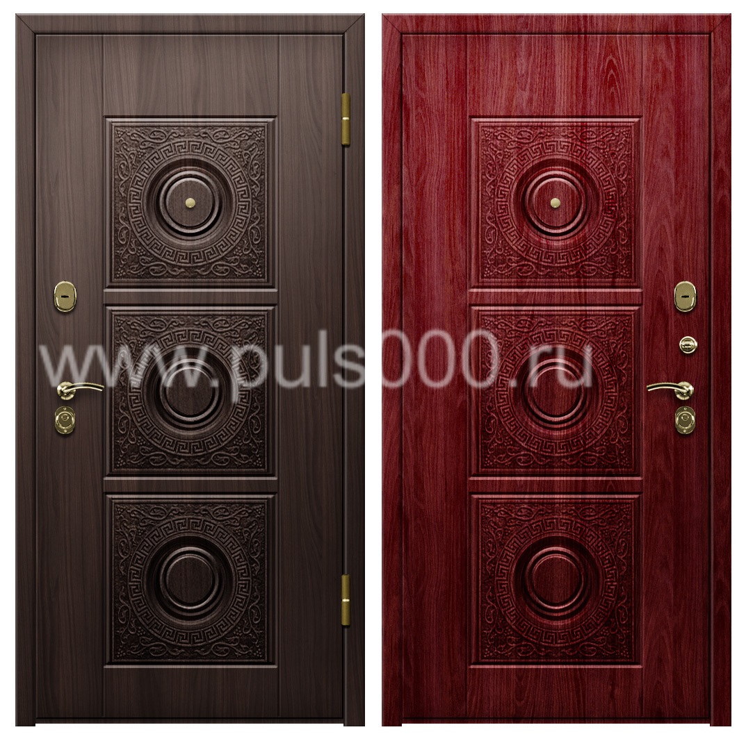 Входная дверь с виноритом и шумоизоляцией в квартиру PR-1023