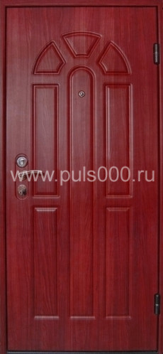 Стальная дверь с красным МДФ внутри MDF-635, цена 27 000  руб.