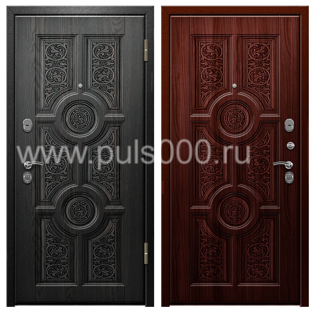 Входная дверь наружная с виноритом для загородного дома PR-971, цена 29 680  руб.