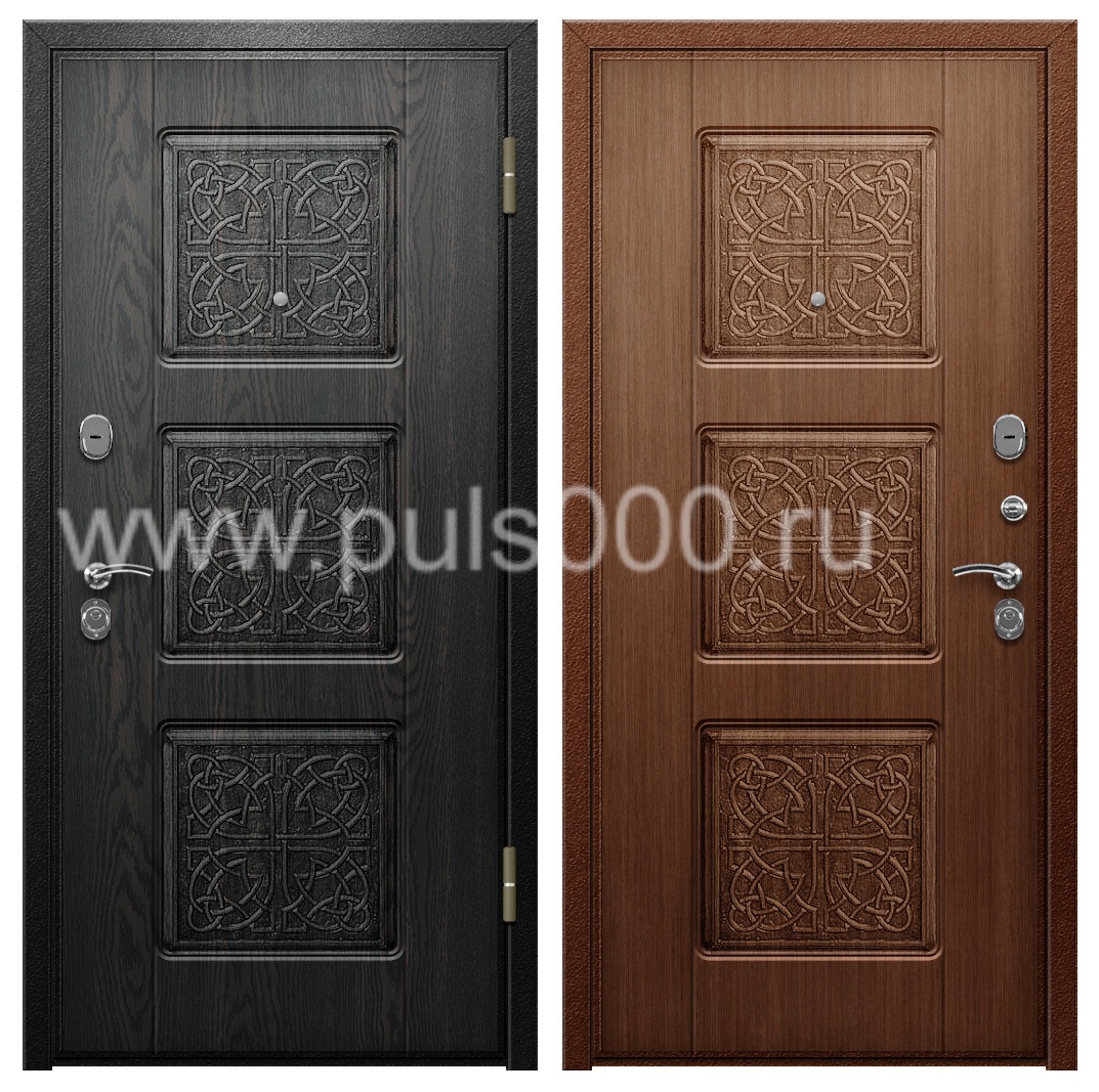 Входная дверь уличная с виноритом для загородного дома PR-964, цена 26 000  руб.
