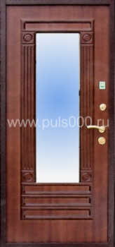 Входная дверь с зеркалом ZER-1236 с массивом и МДФ, цена 29 645  руб.