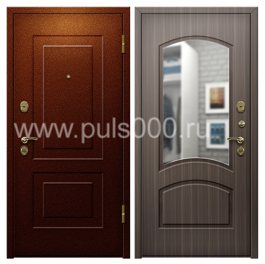 Металлическая дверь с утеплителем для загородного дома PR-1101