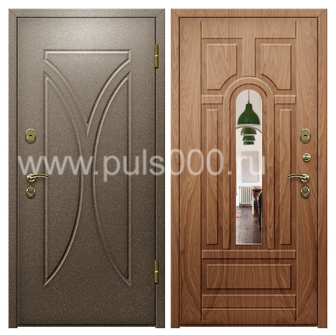 Наружная дверь с порошковым окрасом для загородного дома PR-1072, цена 20 500  руб.