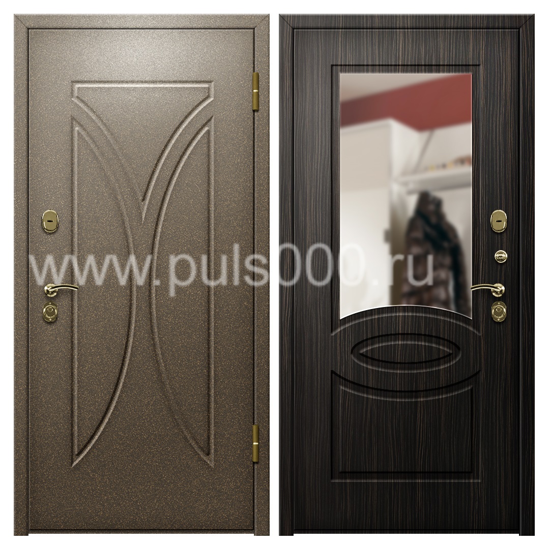 Входная дверь наружная с напылением для загородного дома PR-1071, цена 27 000  руб.