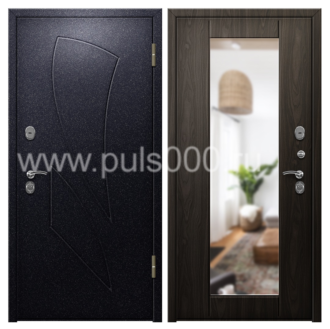 Входная дверь со светлым окрасом и утеплителем в квартиру PR-1034, цена 25 200  руб.