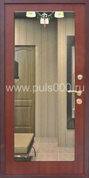 Входная дверь с зеркалом ZER-1237 с массивом и МДФ, цена 29 645  руб.