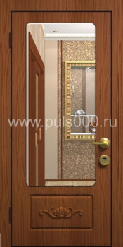 Входная дверь с зеркалом ZER-1242 с массивом и МДФ, цена 29 645  руб.