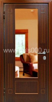 Входная дверь с зеркалом ZER-1247 с массивом и МДФ, цена 29 645  руб.