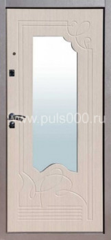 Входная дверь с зеркалом ZER-1251 с массивом и МДФ