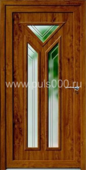 Металлическая дверь с зеркалом ZER-1254 с порошковым напылением и массивом, цена 27 273  руб.