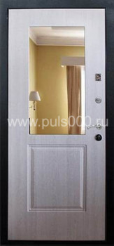 Стальная дверь с зеркалом ZER-1259 с МДФ и ламинатом, цена 25 700  руб.