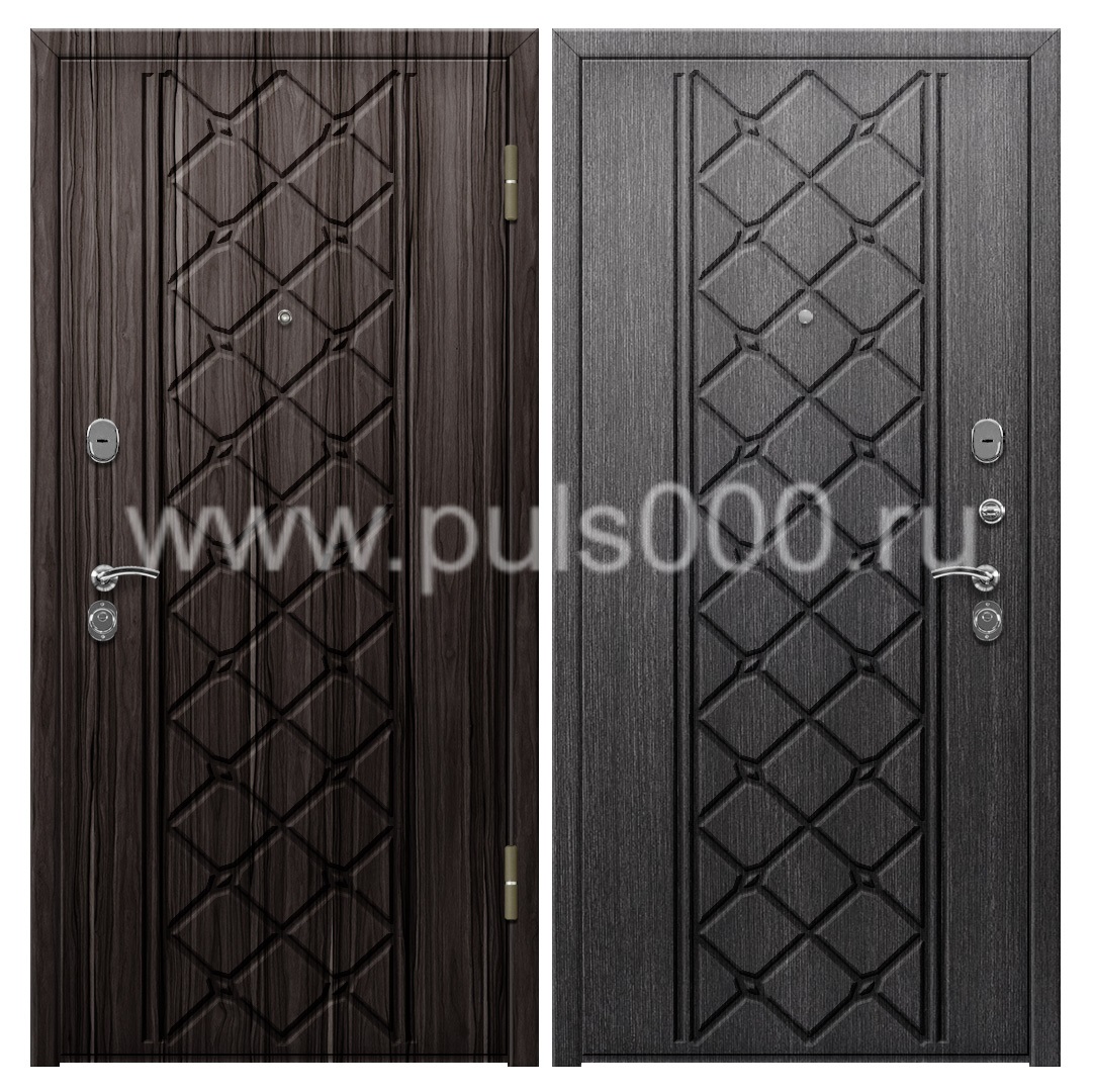 Входная дверь с МДФ и шумоизоляцией в квартиру MDF-297, цена 20 000  руб.
