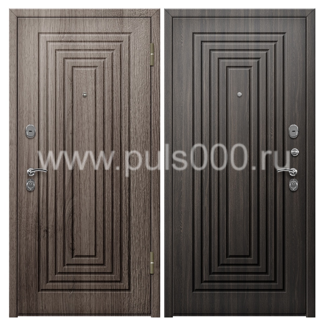 Входная наружная дверь с МДФ в коттедж MDF-284, цена 27 000  руб.