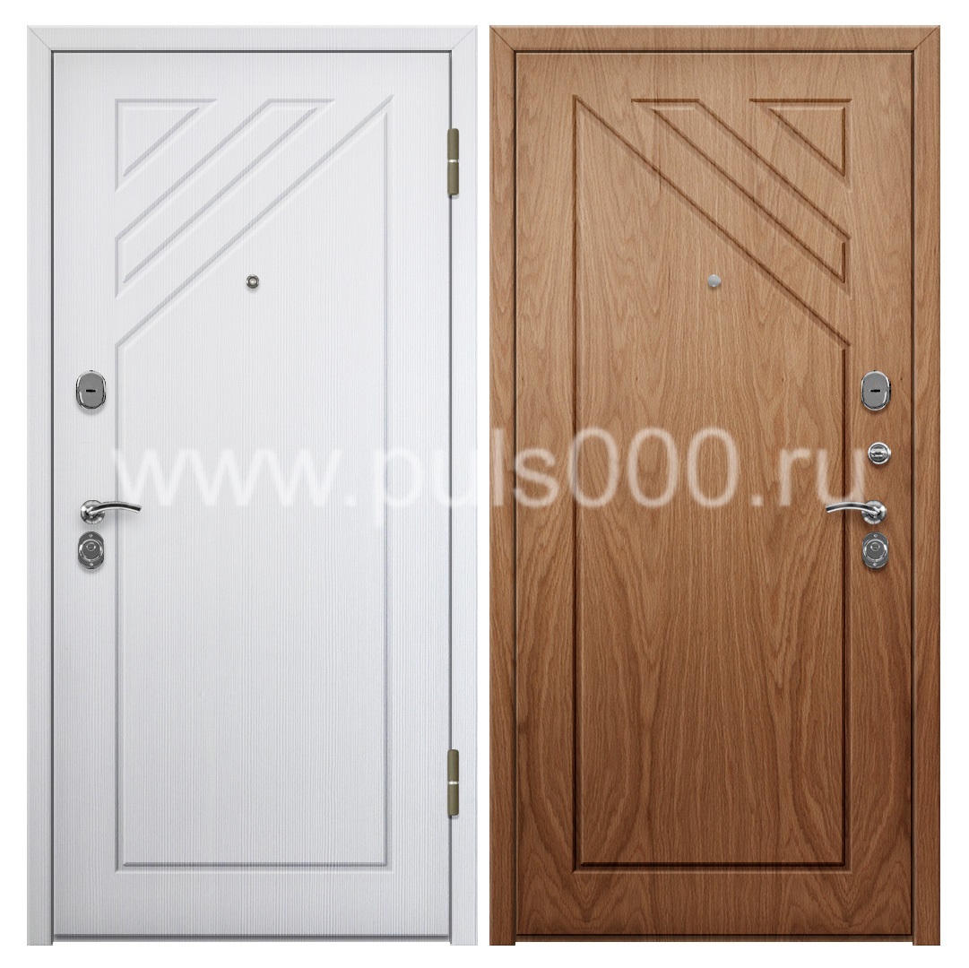 Коттеджная наружная дверь с МДФ MDF-259