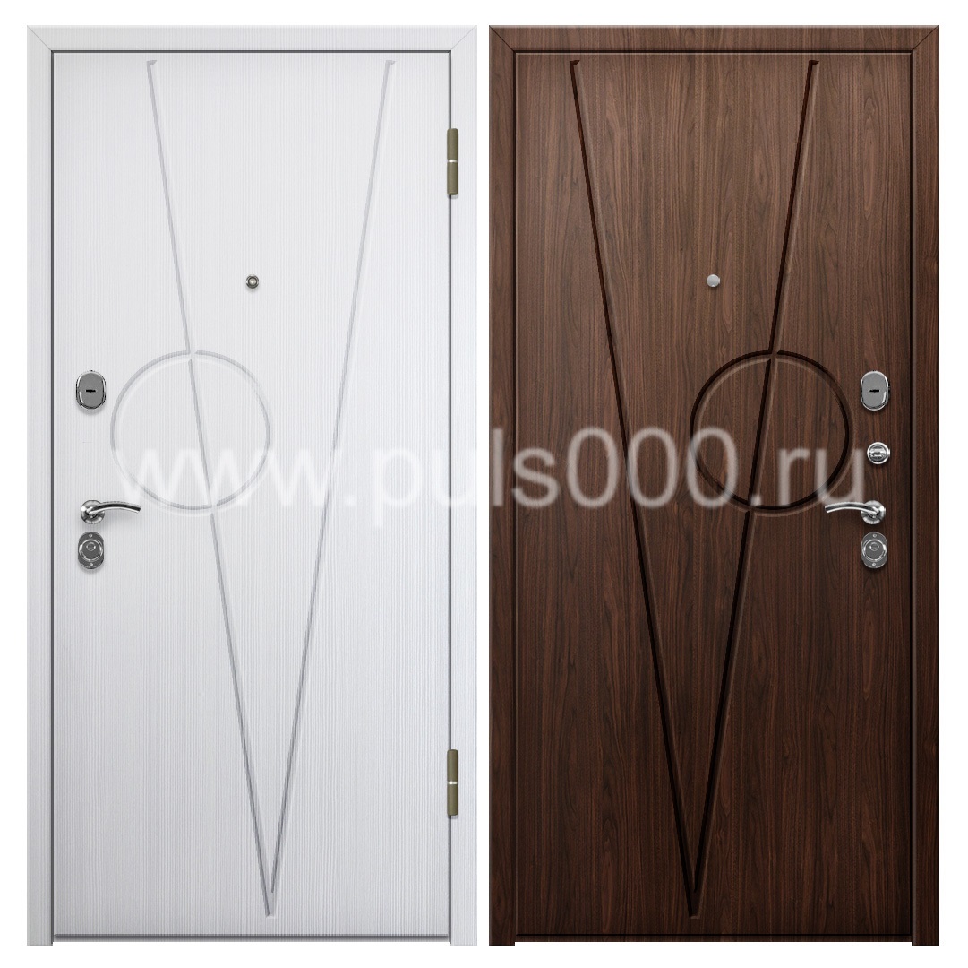 Входная наружная дверь с в коттедж MDF-257, цена 28 000  руб.