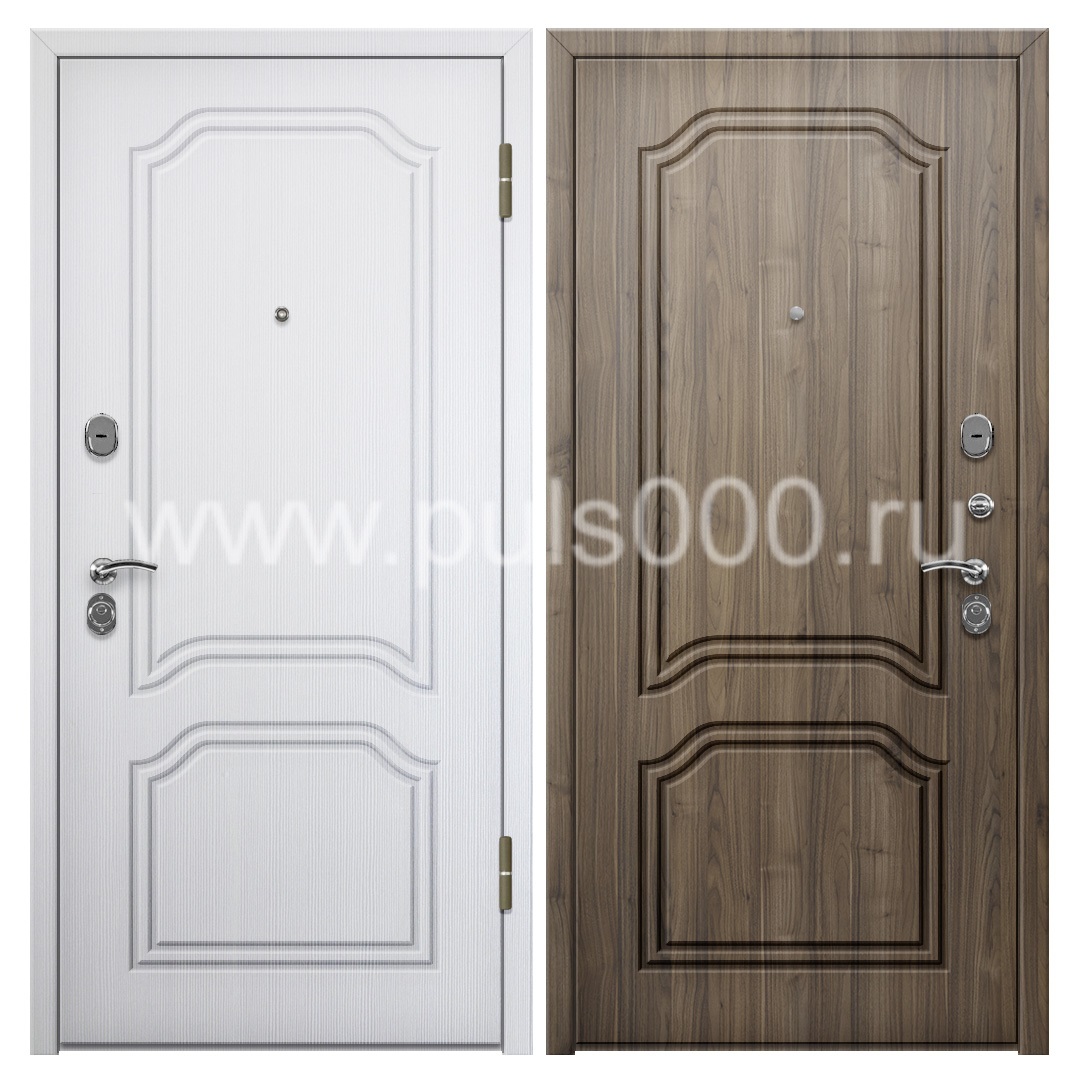 Входная дверь наружная светлая с в коттедж MDF-256, цена 27 500  руб.