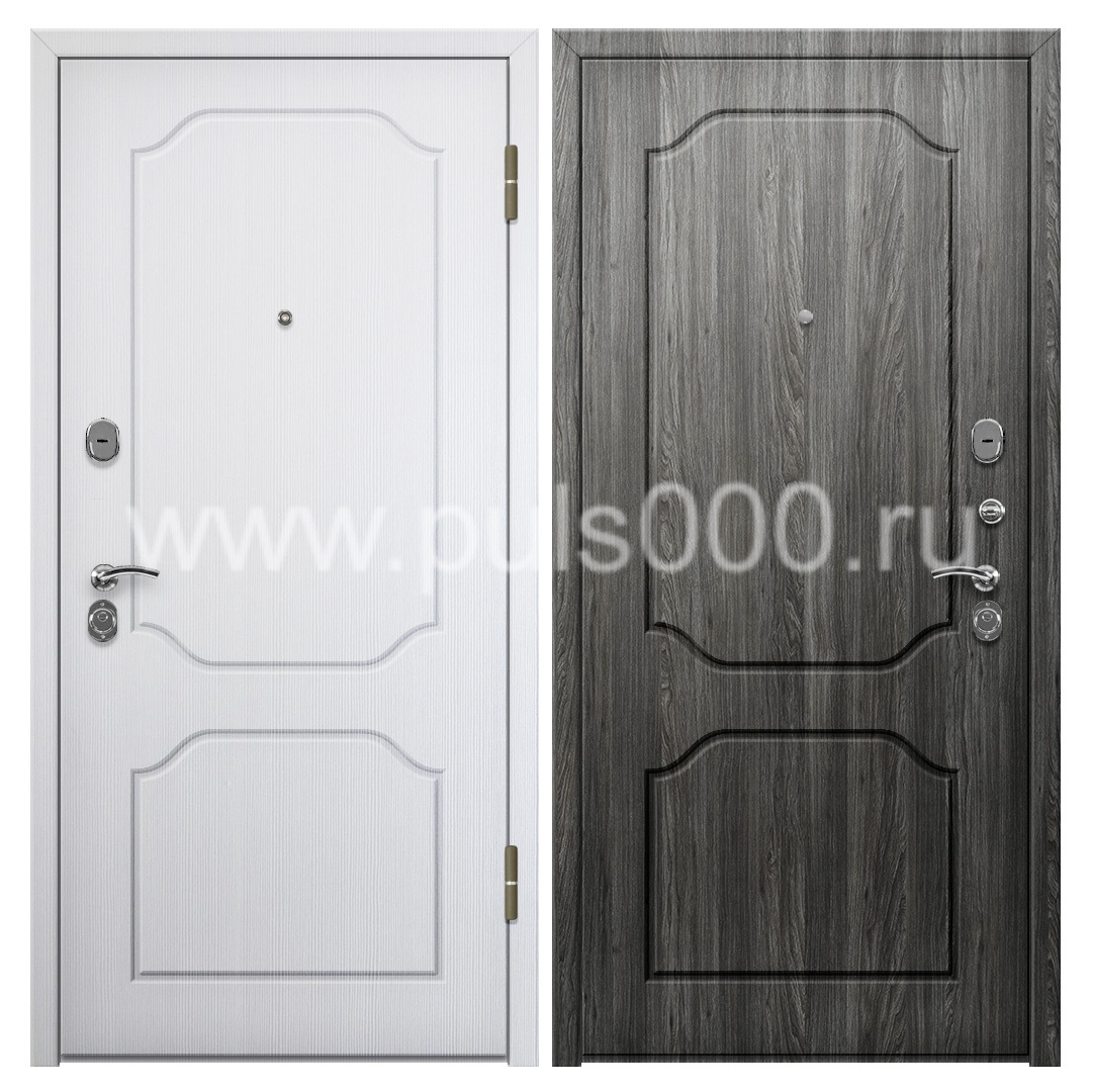Входная дверь наружная с МДФ в коттедж MDF-255, цена 27 000  руб.