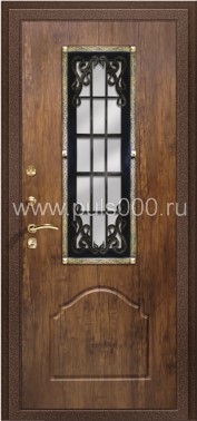 Стальная элитная дверь МДФ + ковка EL-875, цена 58 500  руб.