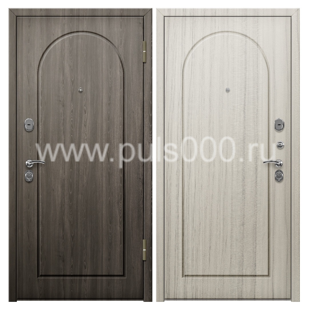 Темная уличная дверь в коттедж MDF-234, цена 27 000  руб.