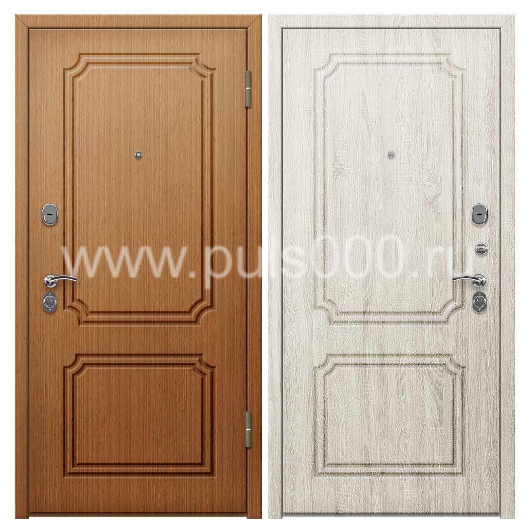 Входная дверь уличная с МДФ для загородного дома MDF-218, цена 28 000  руб.