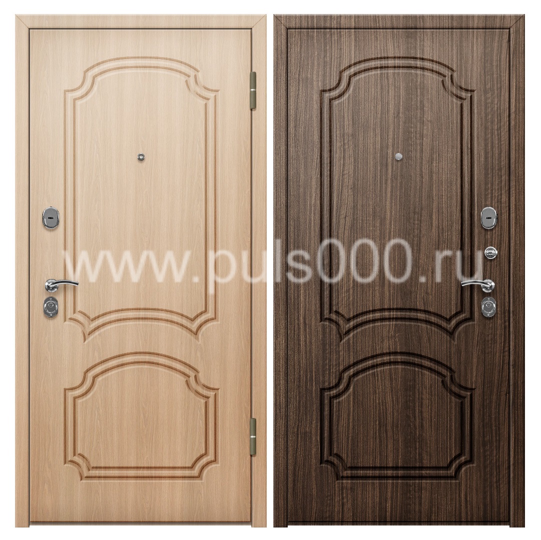Входная дверь со светлым МДФ и утеплителем в квартиру MDF-205, цена 27 000  руб.