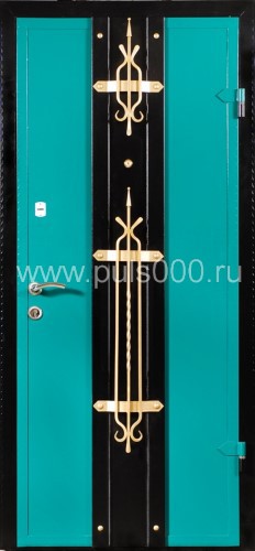Металлическая элитная дверь с порошковым напылением + ковка EL-880, цена 46 600  руб.