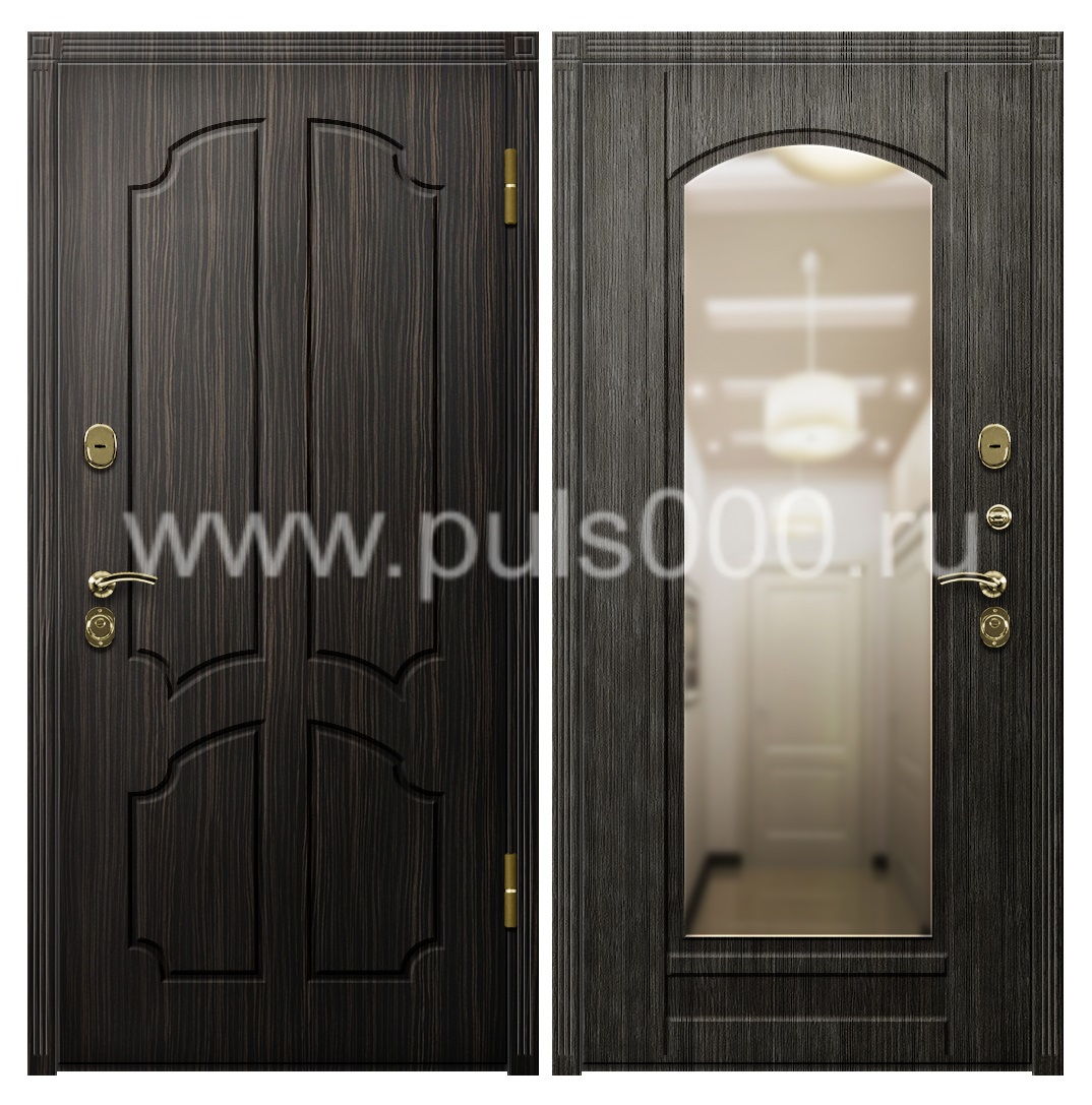 Металлическая дверь с МДФ и шумоизоляцией в квартиру MDF-93, цена 27 000  руб.