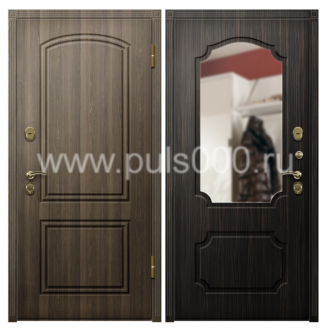 Наружная коттеджная дверь с МДФ и МДФ MDF-81, цена 28 000  руб.