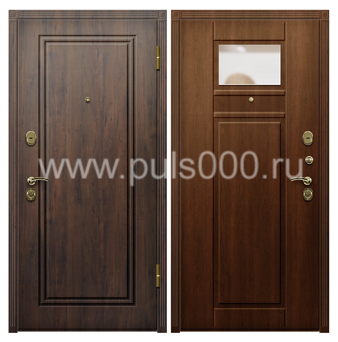 Стальная дверь с зеркалом и утеплителем в квартиру, цена 28 000  руб.