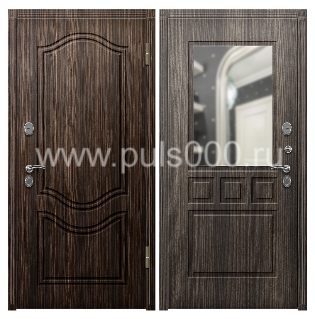 Наружная дверь с МДФ для загородного дома MDF-42, цена 28 000  руб.