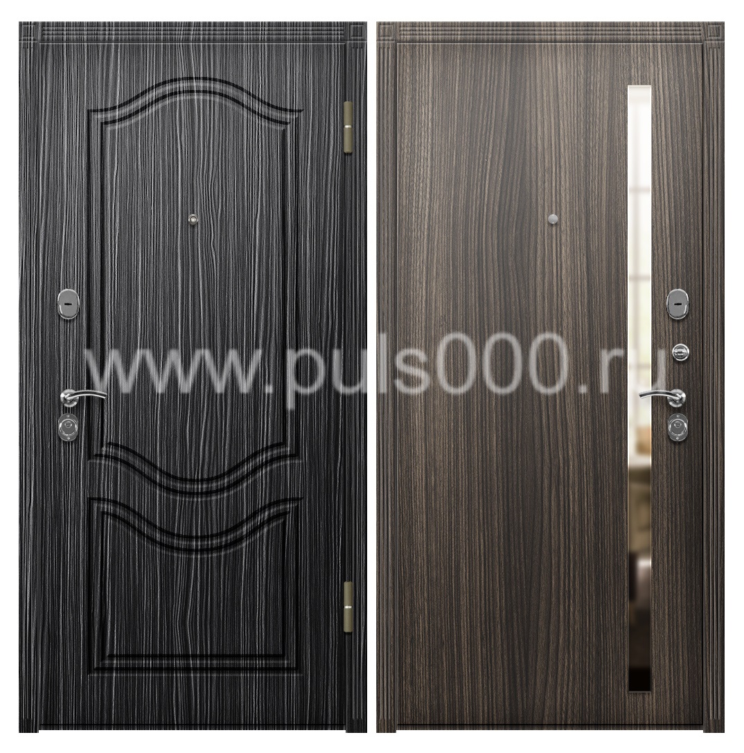 Металлическая уличная дверь с МДФ в коттедж MDF-30, цена 28 000  руб.