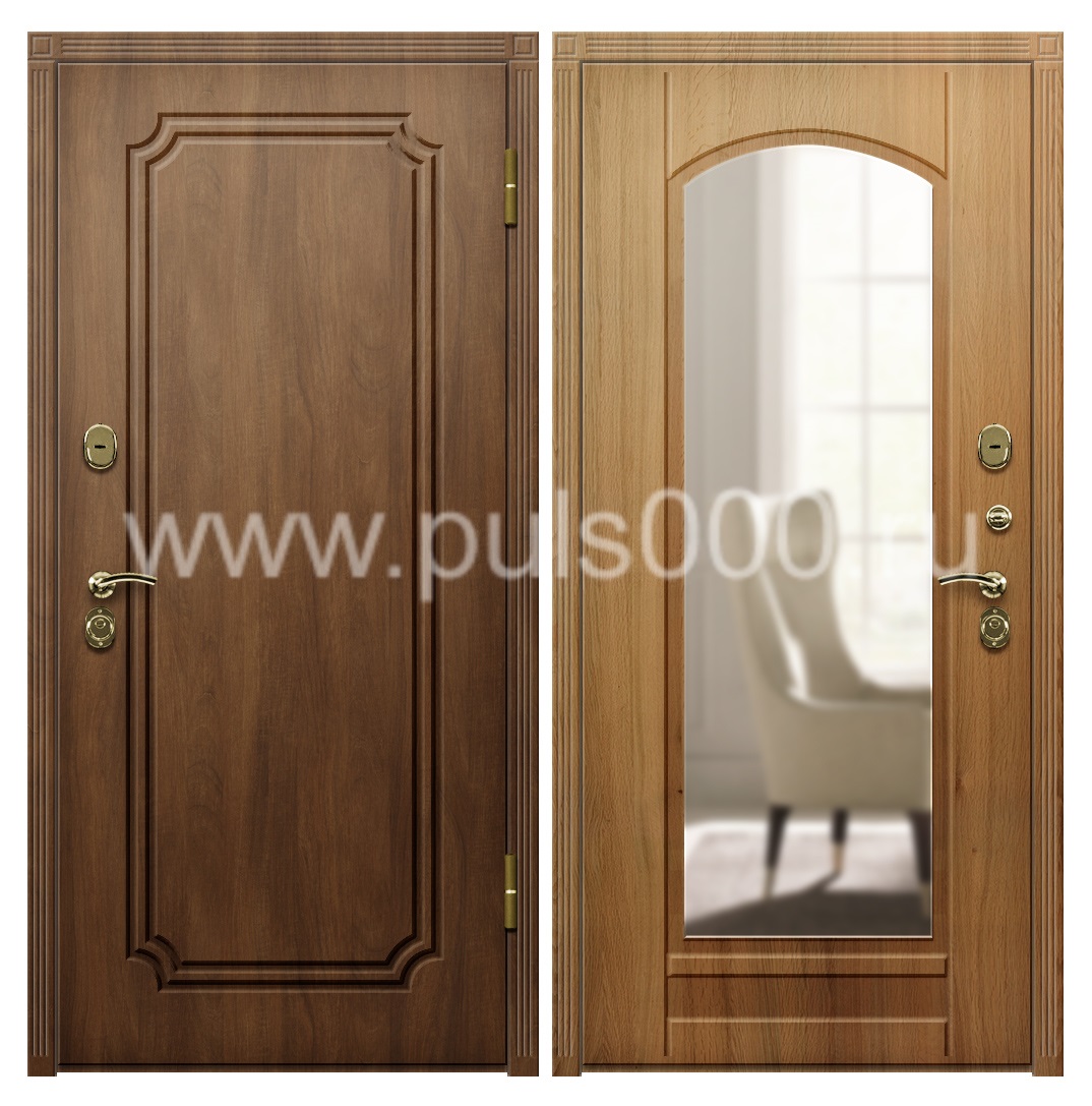 Металлическая входная дверь с утеплителем и МДФ в квартиру MDF-5, цена 26 000  руб.