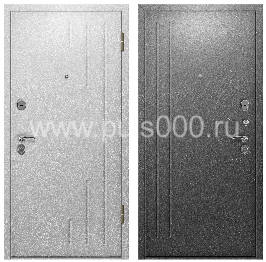 Офисная входная дверь с отделкой порошковым напылением PR-1162