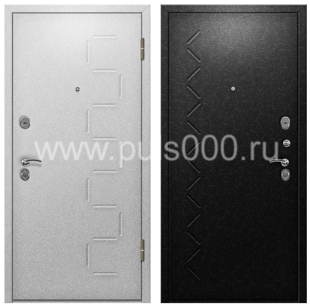 Входная дверь с отделкой порошком в офис PR-1159, цена 20 000  руб.