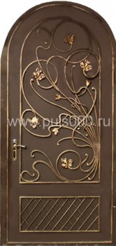 Металлическая элитная дверь с порошковым напылением и ковкой EL-1142, цена 31 500  руб.