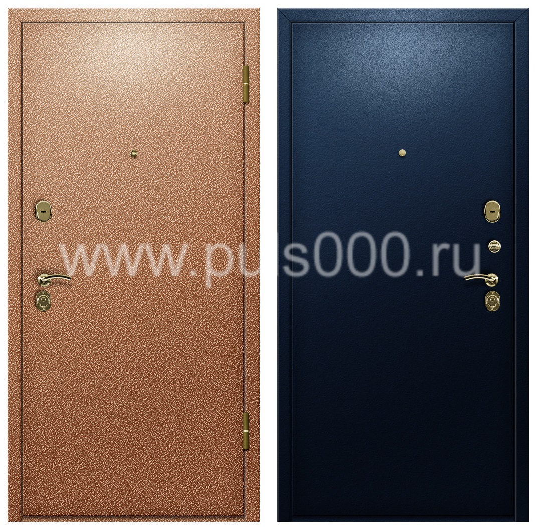 Стальная дверь с отделкой порошковым напылением в офис PR-1142, цена 25 000  руб.