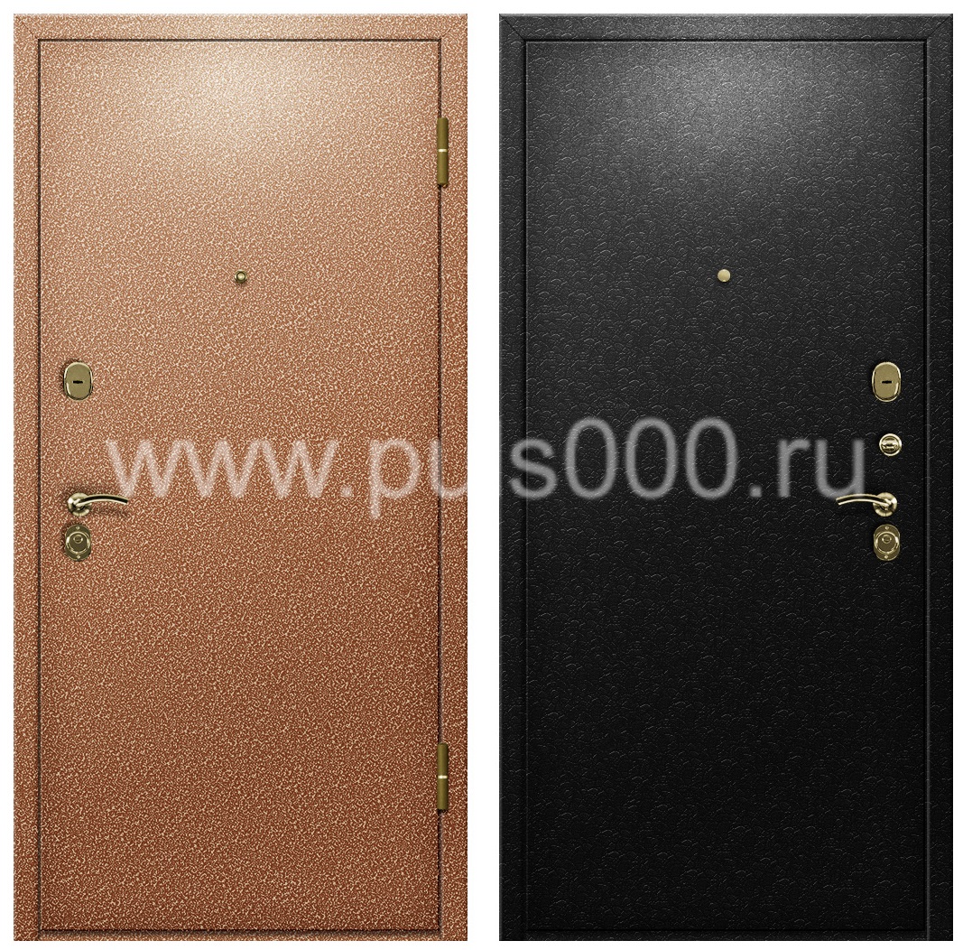 Входная дверь с отделкой порошком в офис PR-1140, цена 25 000  руб.