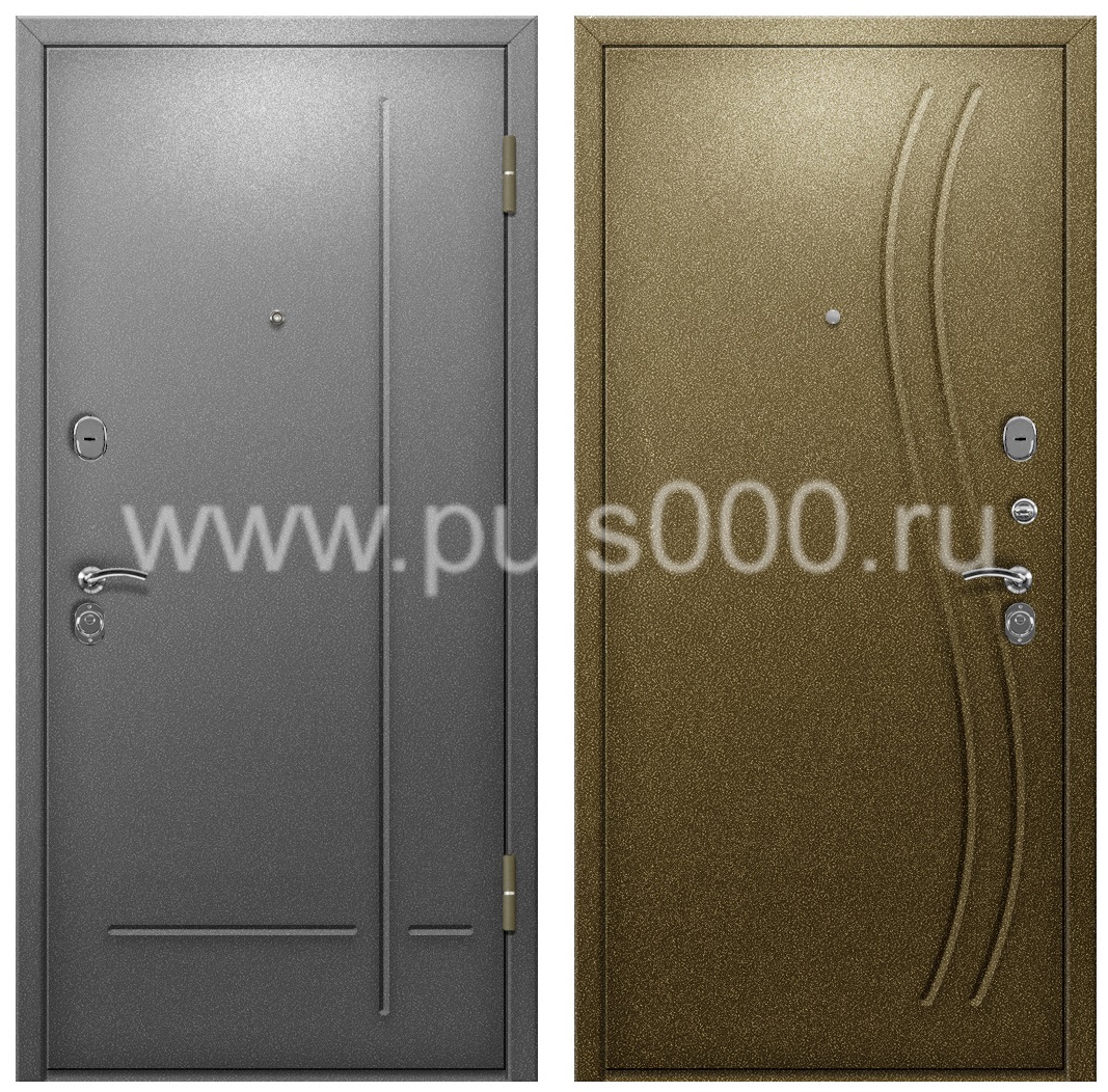 Металлическая дверь в офис с порошком с обеих сторон PR-1138, цена 20 300  руб.