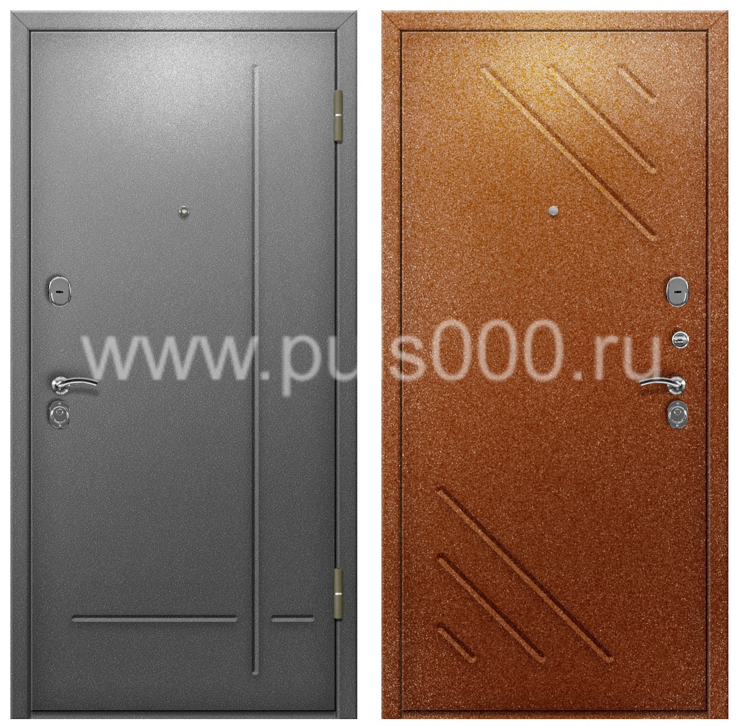 Металлическая дверь в офис с порошковым окрасом PR-1136