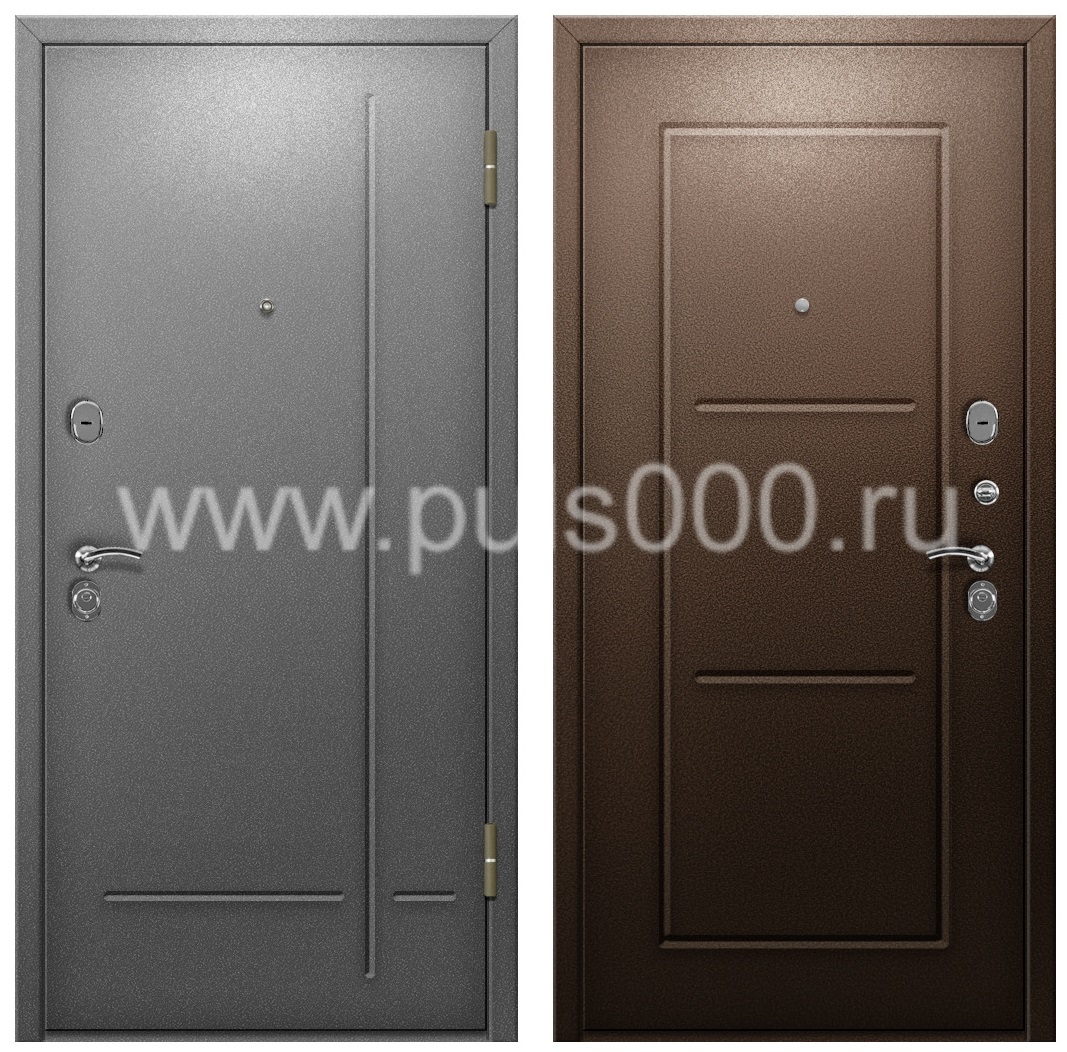 Стальная дверь в офис с порошком с обеих сторон PR-1135, цена 20 300  руб.