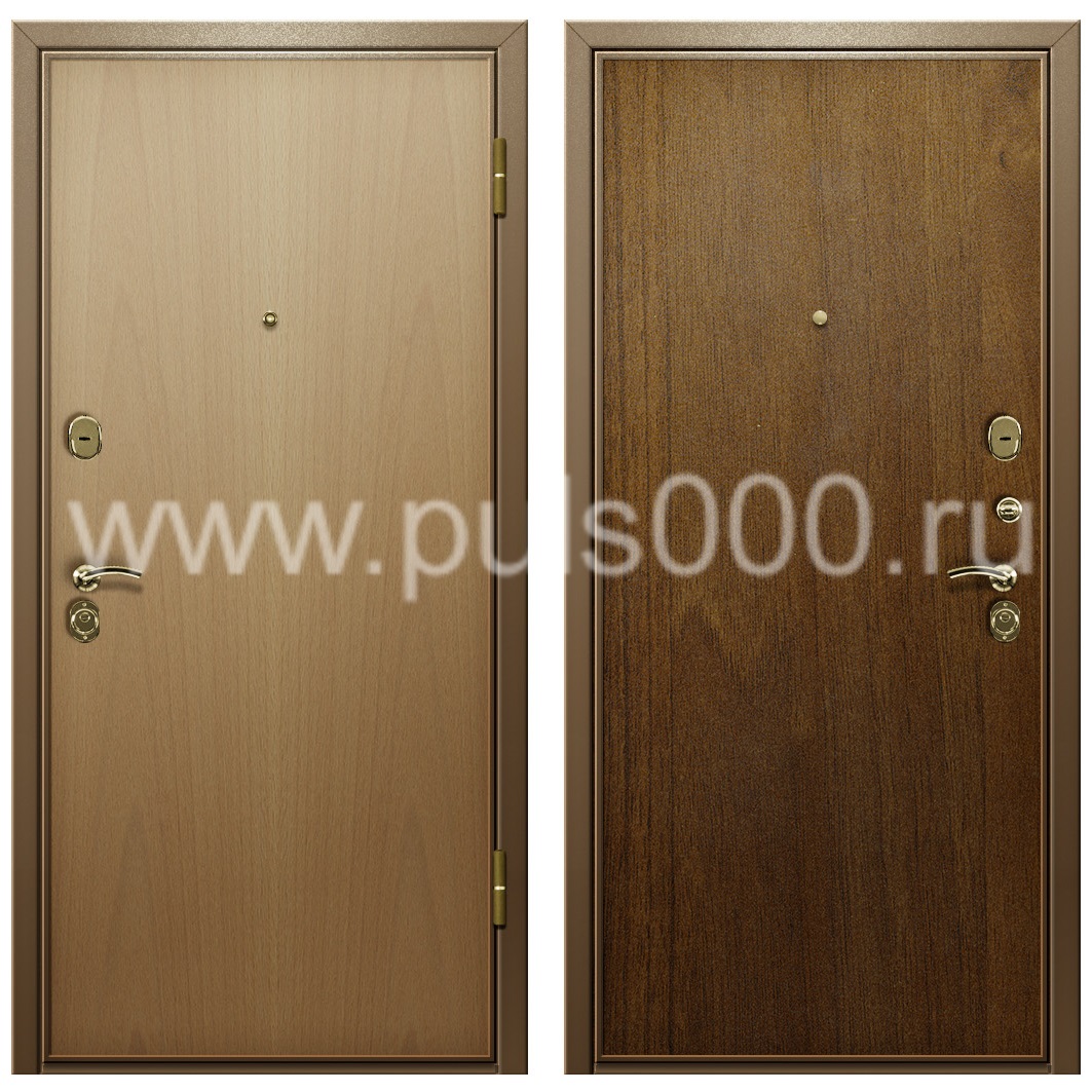 Металлическая дверь с отделкой ламинат в офис LM-36, цена 36 700  руб.